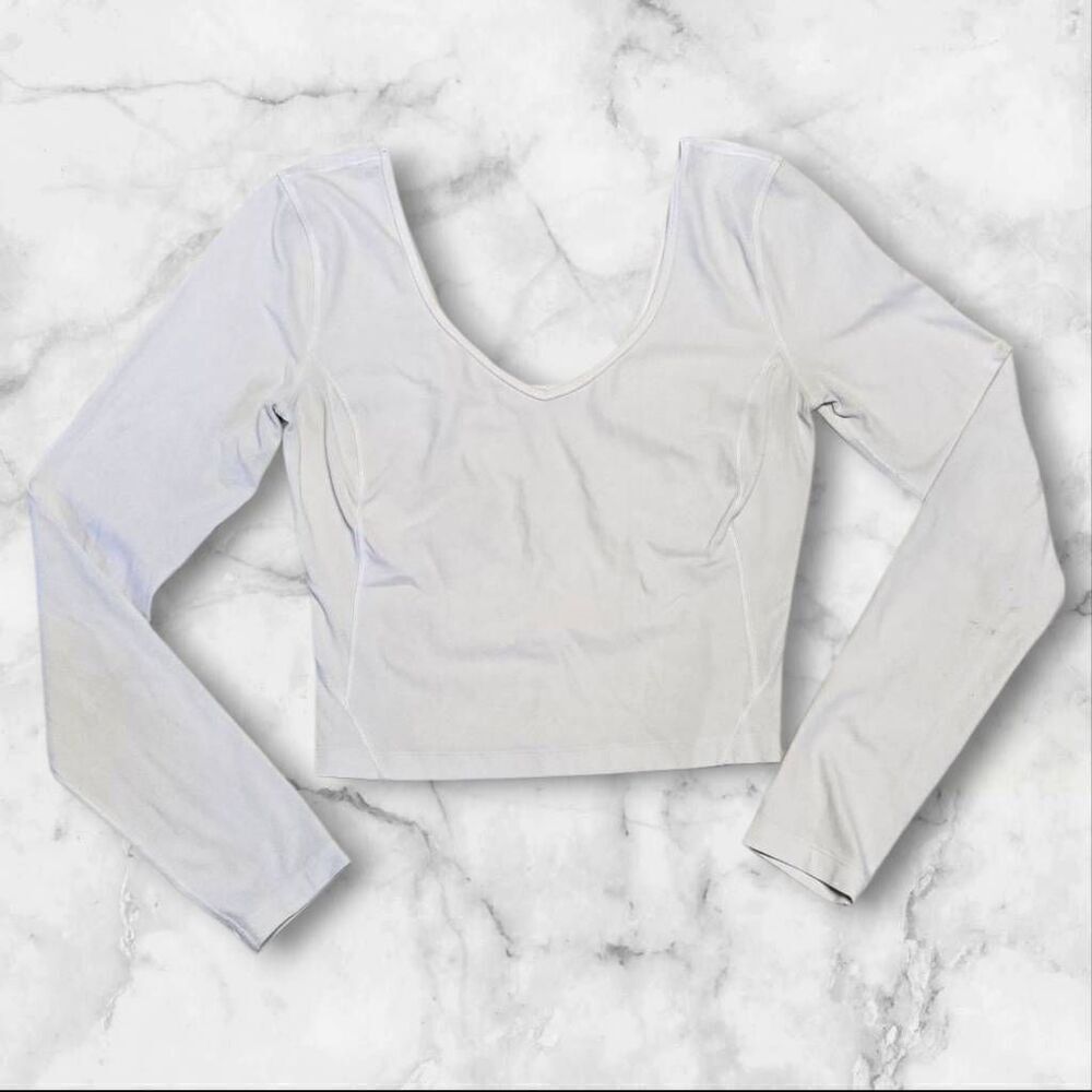 Lululemon Size 6 White Align Top